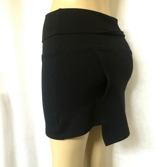 Adele Fado Skirt Black Mini Layered Stretch Italy - Picture 5 of 6